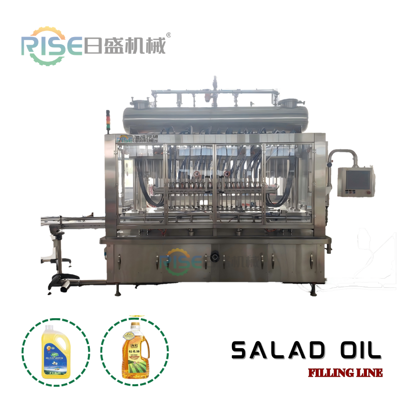 RISHENG|Automatic Salad Oil Filling and Capping Production Line